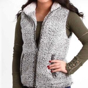 Thread & Supply Faux Sherpa Fleece Vest NWT